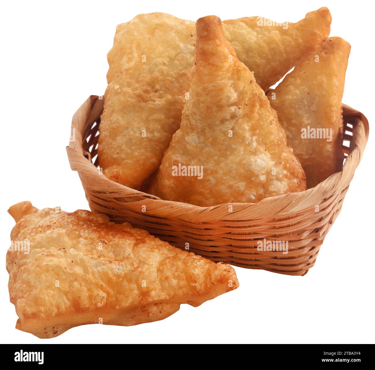 Traditional Indian Deep Fried Breakfast Samosa, very delicious Stock