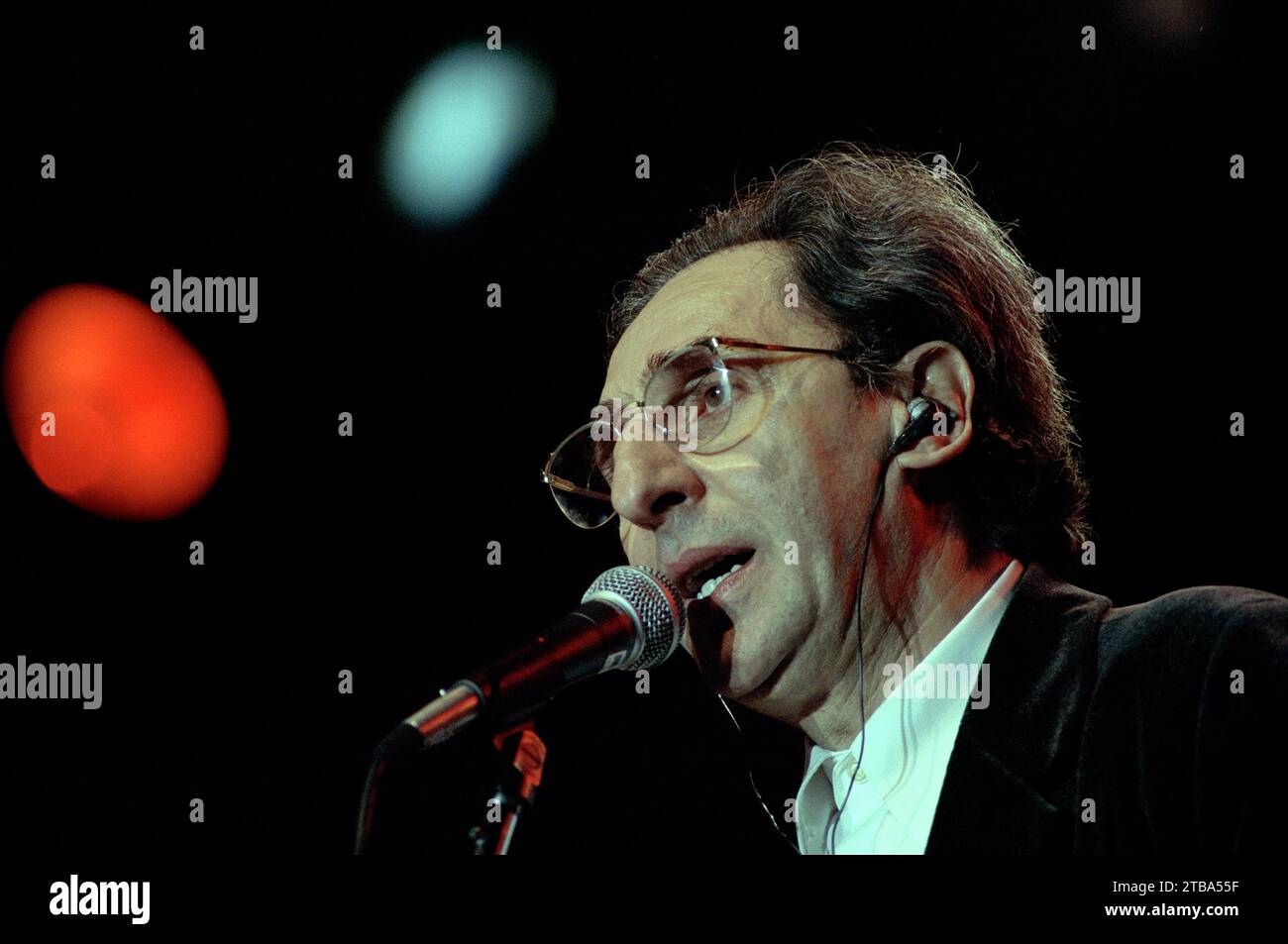 Roma Italy 19970501 Franco Battiato during the Music festival