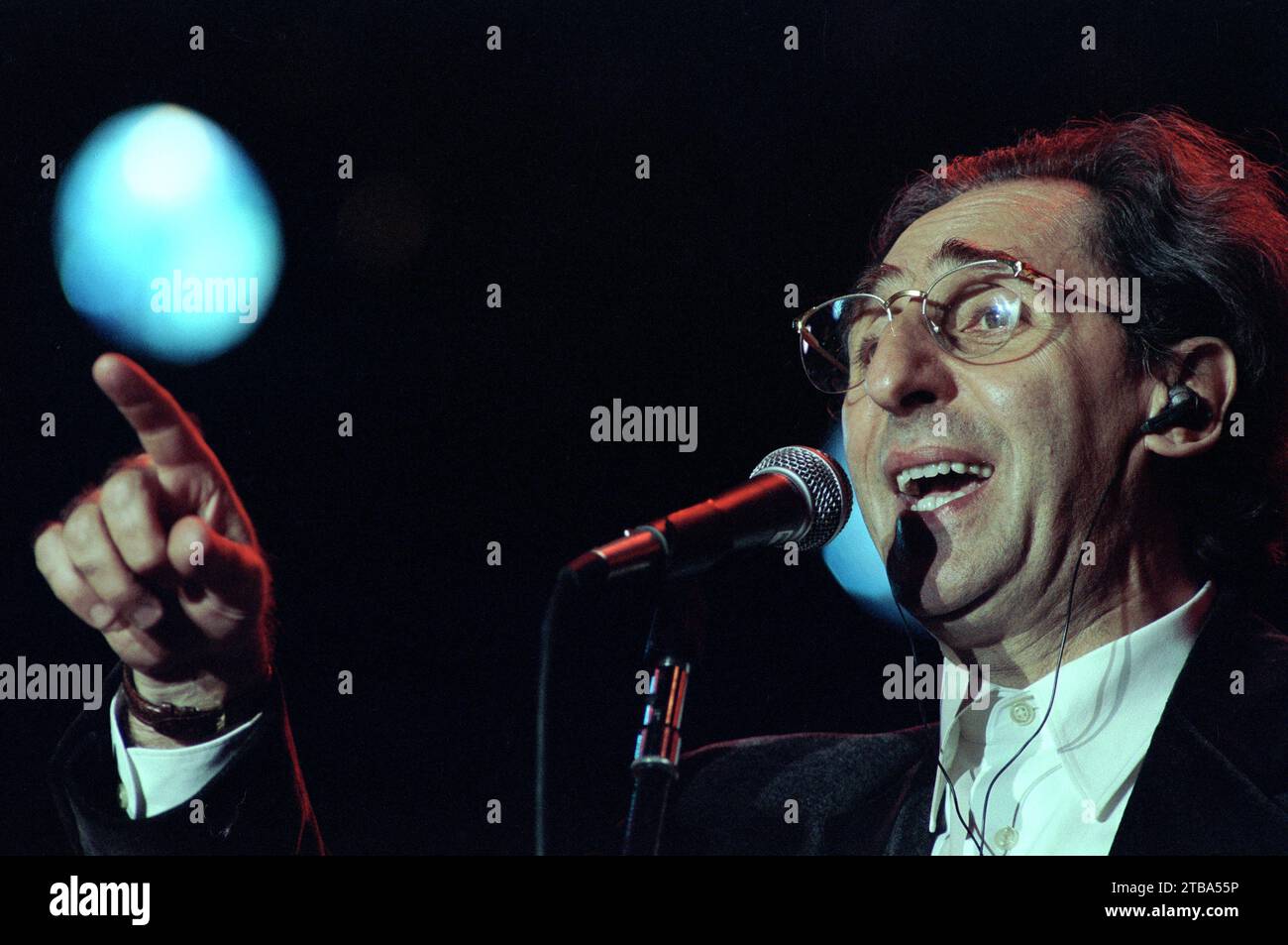 Roma Italy 19970501 Franco Battiato during the Music festival