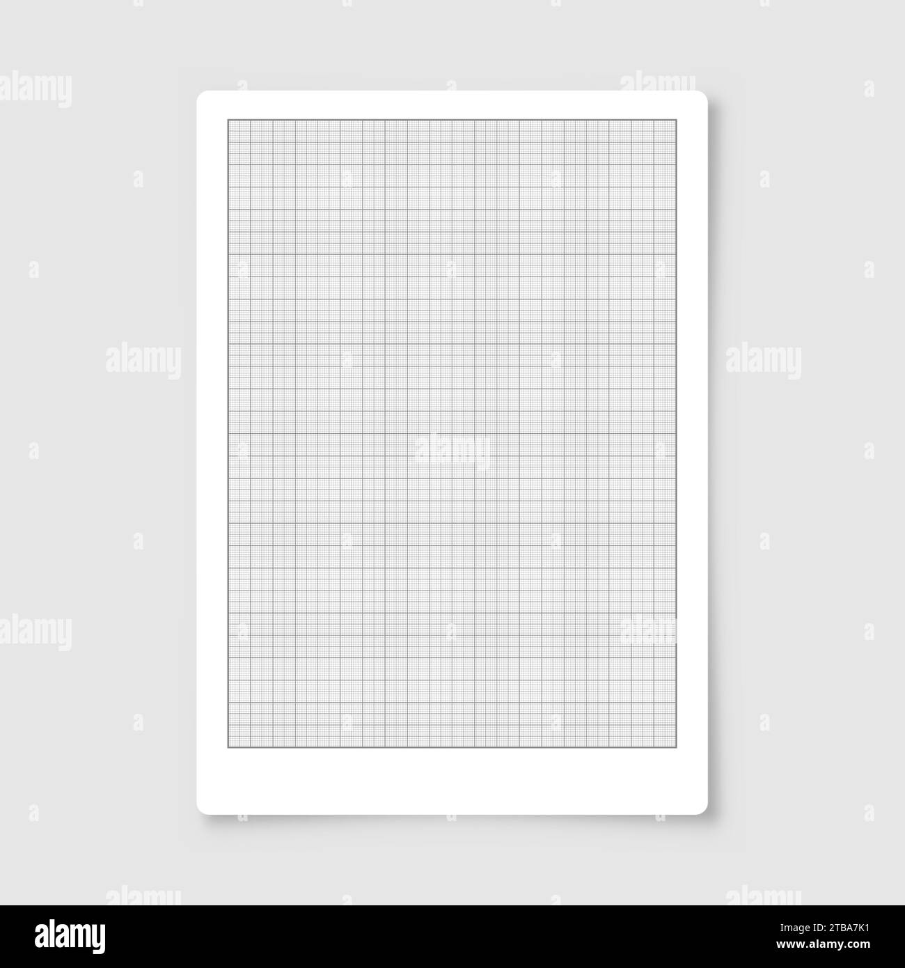 Sheet of graph paper with grid. Millimeter paper texture, geometric