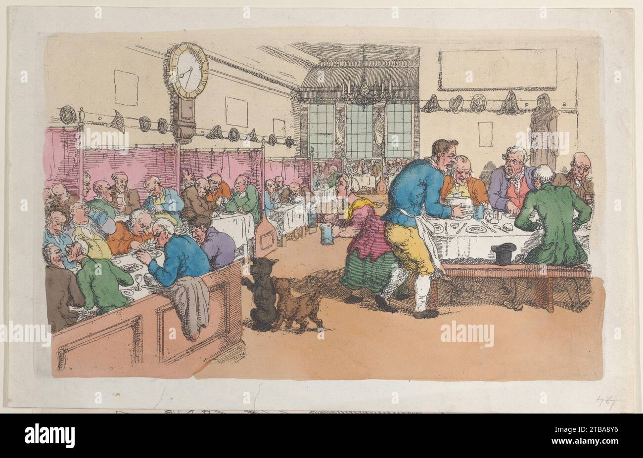 An Eating House 1959 by Thomas Rowlandson Stock Photo - Alamy