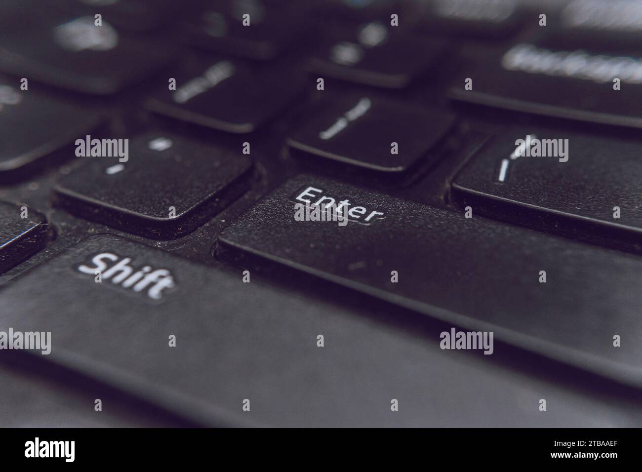 Computer Enter Key Stock Photo Alamy
