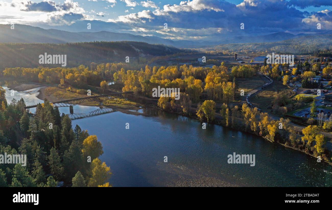 Usa montana libby kootenai river hi-res stock photography and images ...