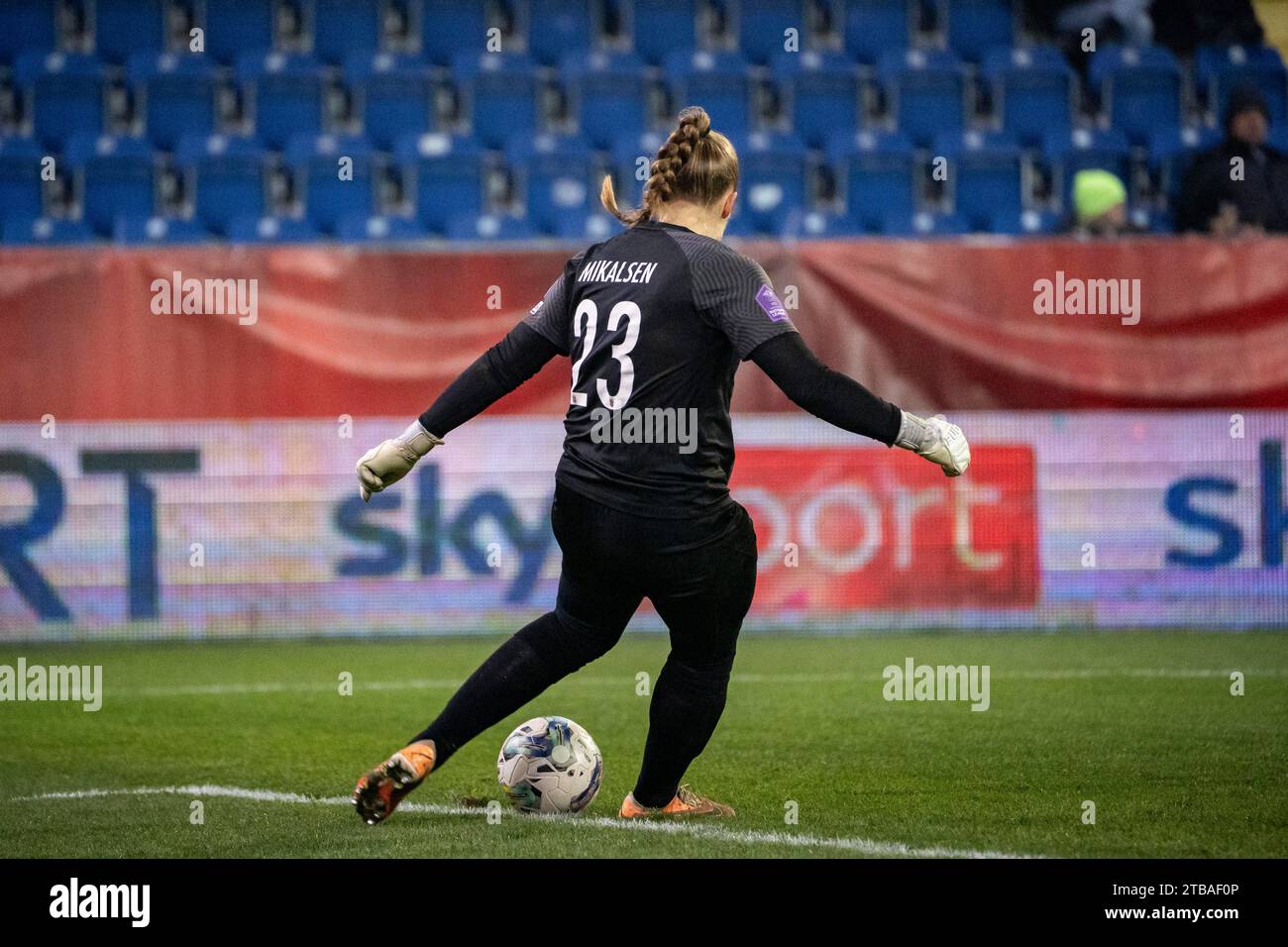 St Polten, Austria. 05th Dec, 2023. MIKALSEN (NOR) at Austria - Norway UEFA Women’s Nations League 2023/2024 football match in the Niederoesterreich-/NV-Arena in St. Poelten. Credit: Andreas Stroh/Alamy Live News Stock Photo