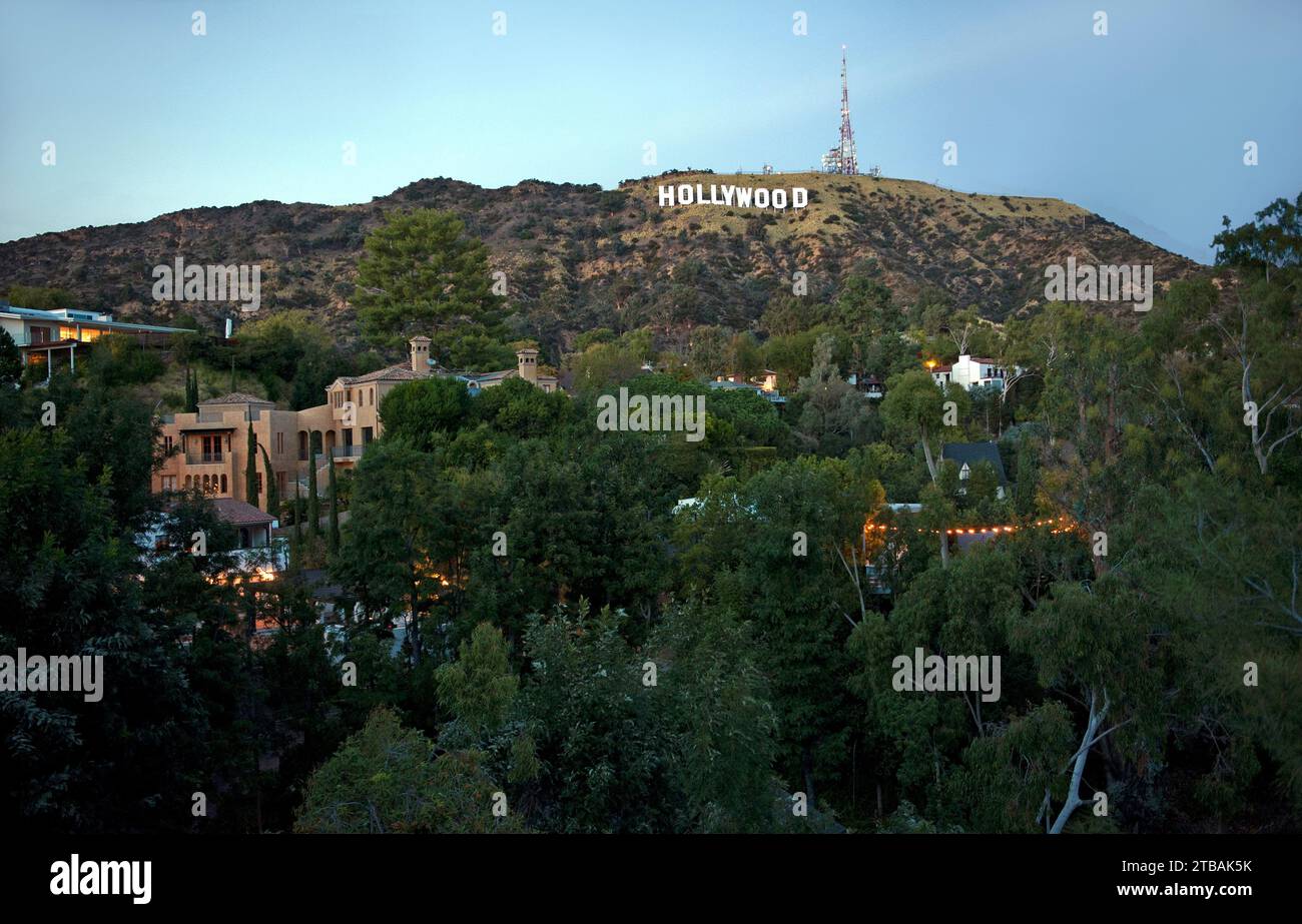 O Sinal De Hollywood Localizado Na Califórnia, EUA Foto Royalty