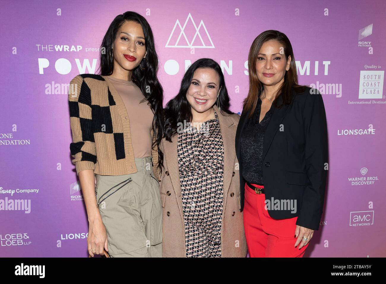 Beverly Hills, USA. 05th Dec, 2023. Isis King, Gloria Calderon Kellett and Constance Marie attend the arrivals of TheWrap's 2023 Power Women Summit at The Maybourne Beverly Hills in Beverly Hills, CA on December 5, 2023. (Photo by Corine Solberg/SipaUSA) Credit: Sipa USA/Alamy Live News Stock Photo