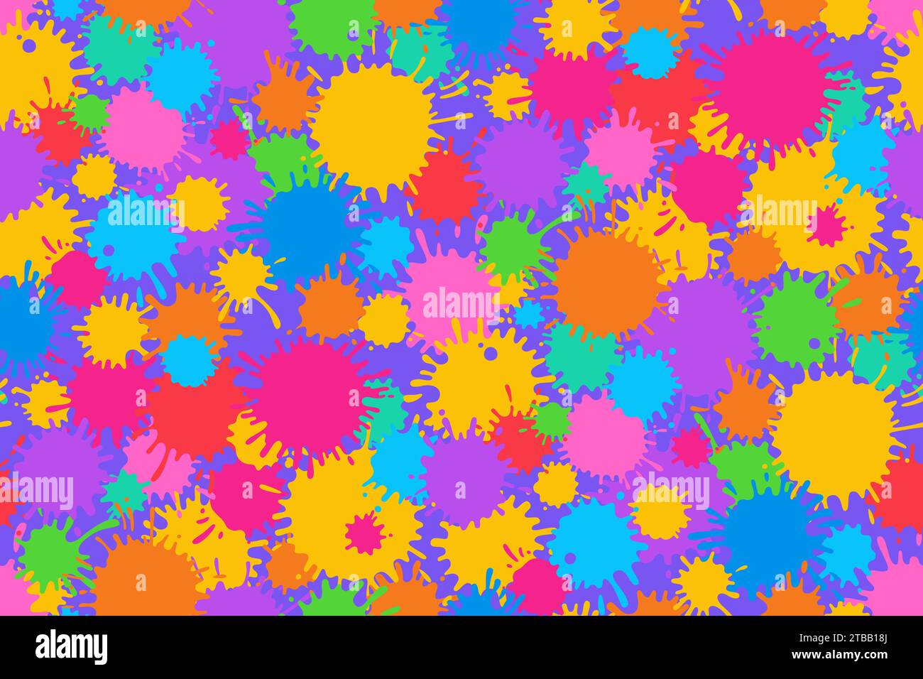 Colorful blobs paint brush Stock Vector Images - Alamy