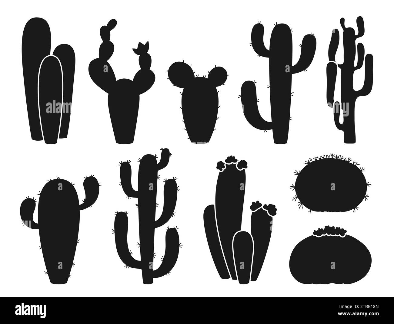 Cactus silhouette, Silhouette art, Silhouette stencil