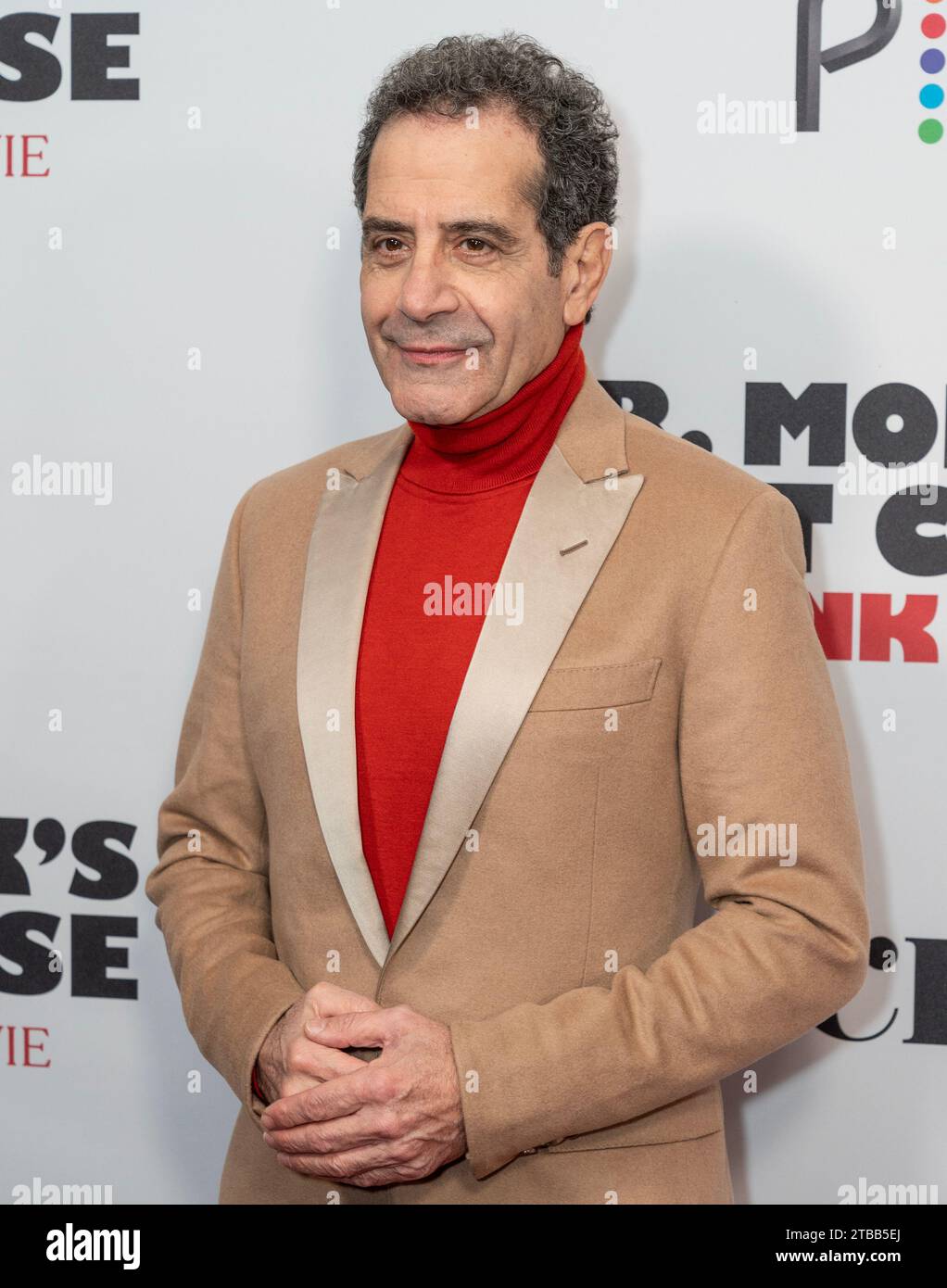 New York, USA. 05th Dec, 2023. Tony Shalhoub attends 'Mr. Monk's Last Case: A Monk Movie' premiere at Metrograph in New York on December 5, 2023. (Photo by Lev Radin/Sipa USA) Credit: Sipa USA/Alamy Live News Stock Photo