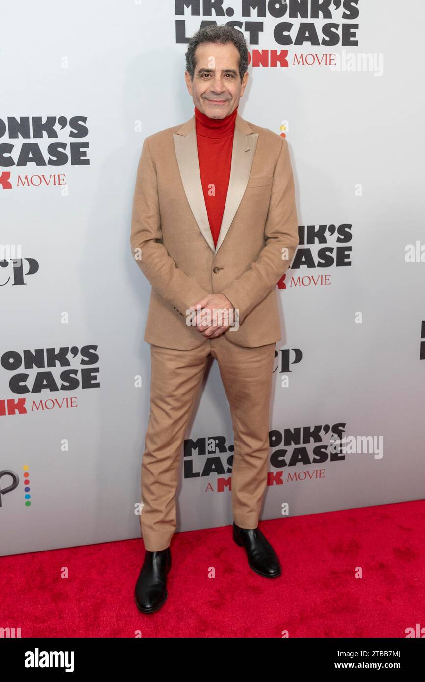 New York, New York, USA. 5th Dec, 2023. Tony Shalhoub attends 'Mr. Monk's Last Case: A Monk Movie' premiere at Metrograph in New York on December 5, 2023 (Credit Image: © Lev Radin/ZUMA Press Wire) EDITORIAL USAGE ONLY! Not for Commercial USAGE! Stock Photo