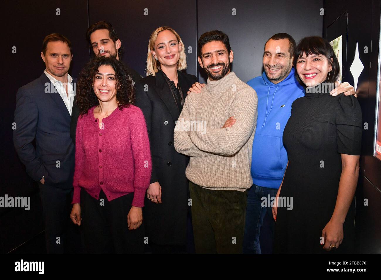 Paris, France. 05th Dec, 2023. (L to R) French actor Vincent Lecoeur