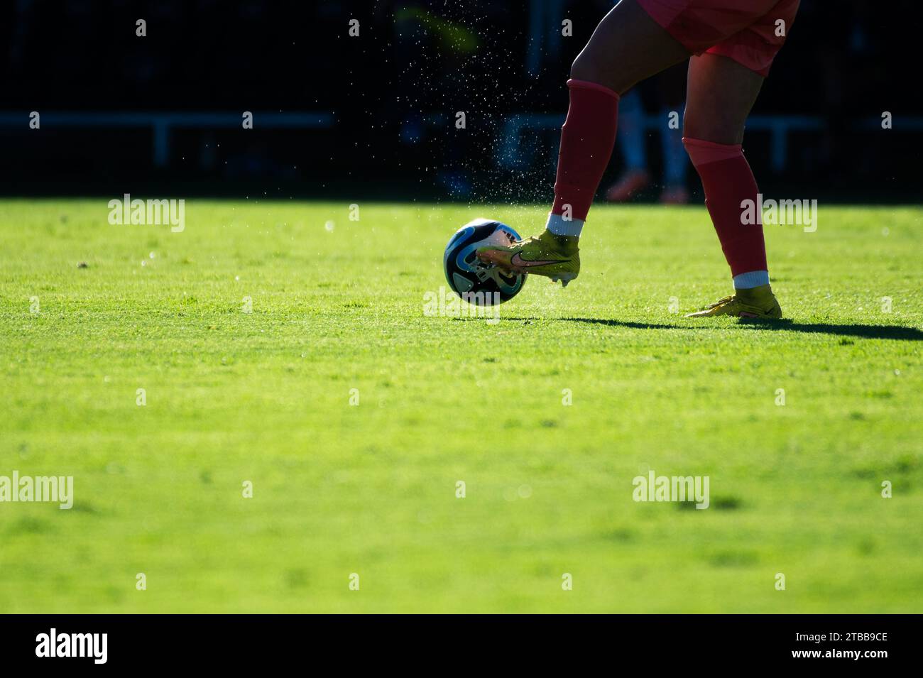 Bogota, Colombia. 05th Dec, 2023. New Zealand's goalkeeper Anna Leat during the second international friendly match between Colombia's national female team (1) and New Zealand (0), in Bogota, Colombia, December 5, 2023. Photo by: Sebastian Barros/Long Visual Press Credit: Long Visual Press/Alamy Live News Stock Photo