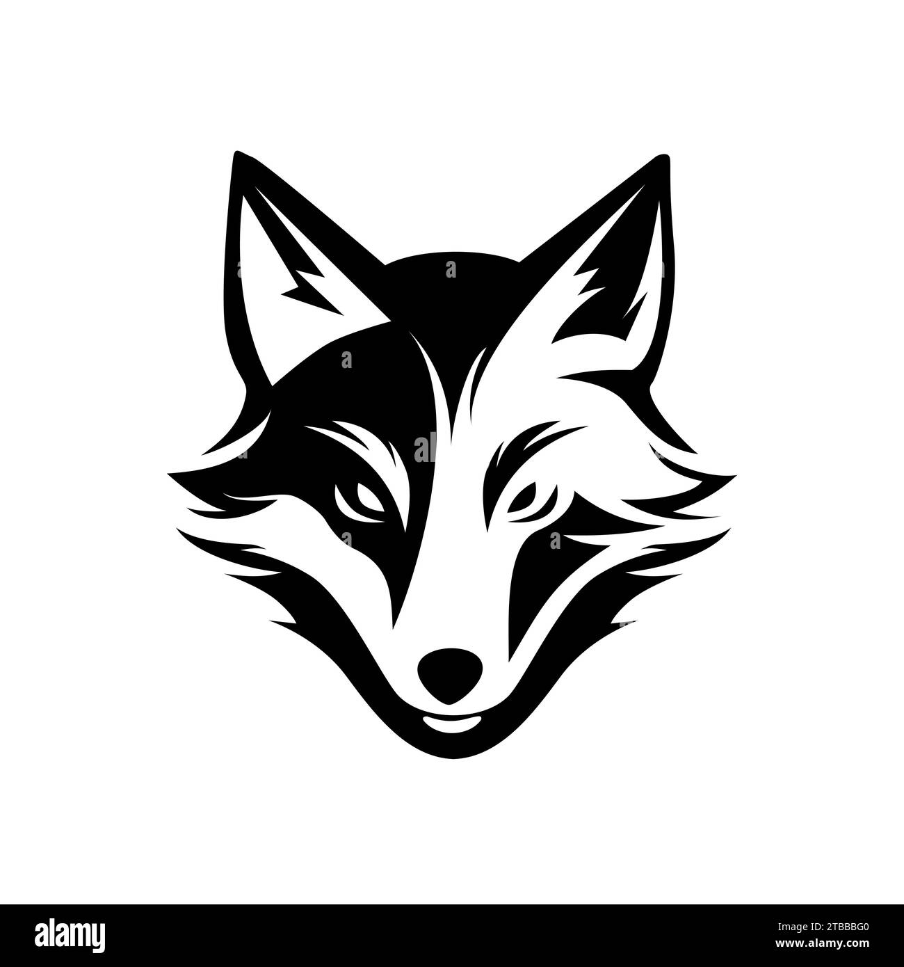 Creative Fox Head Logo Symbol Vector Design Stock Vector Image & Art