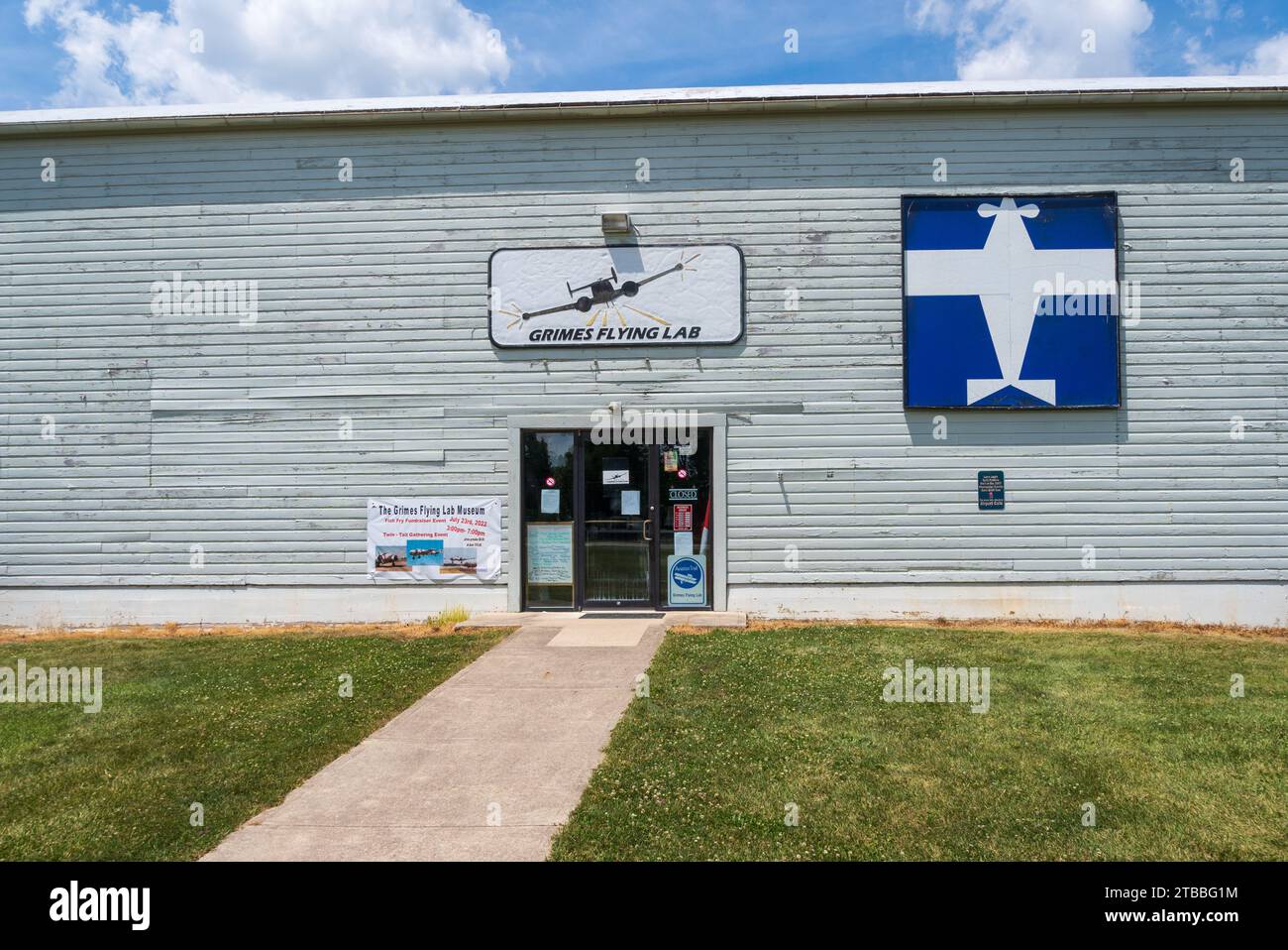 The Grimes Flying Lab Foundation in Urbana, Ohio Stock Photo Alamy