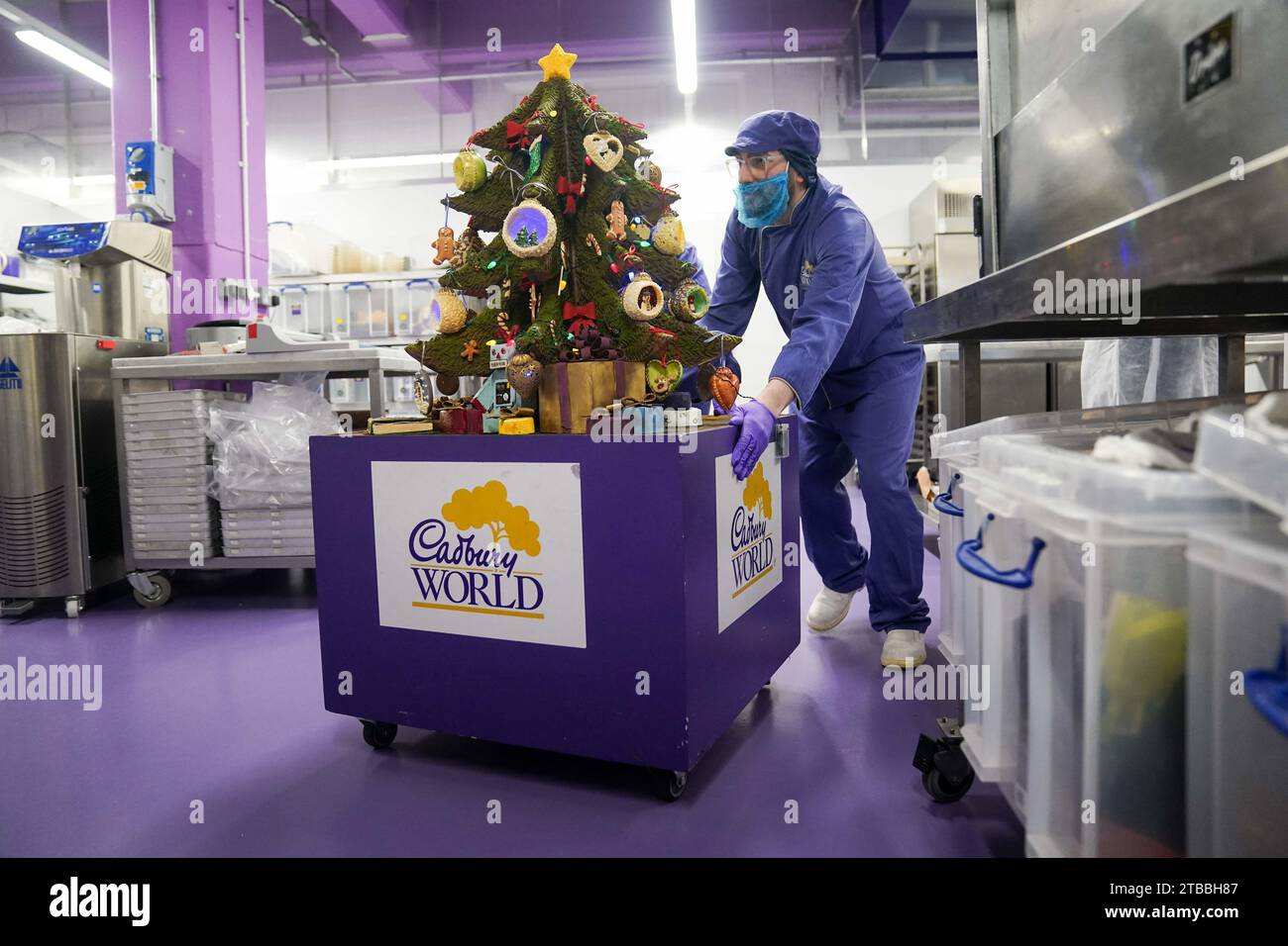 Cadbury World chocolatiers put the finishing touches to this years ...