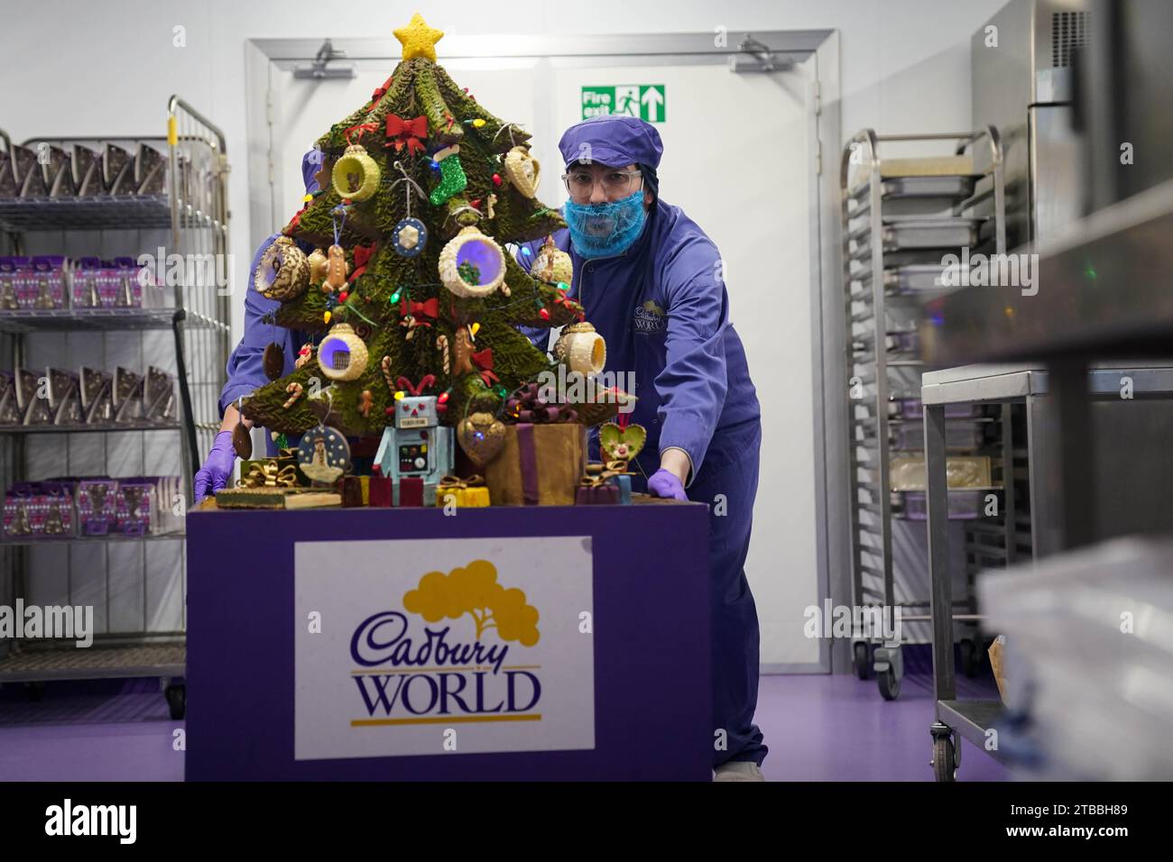 Cadbury World chocolatiers put the finishing touches to this years ...