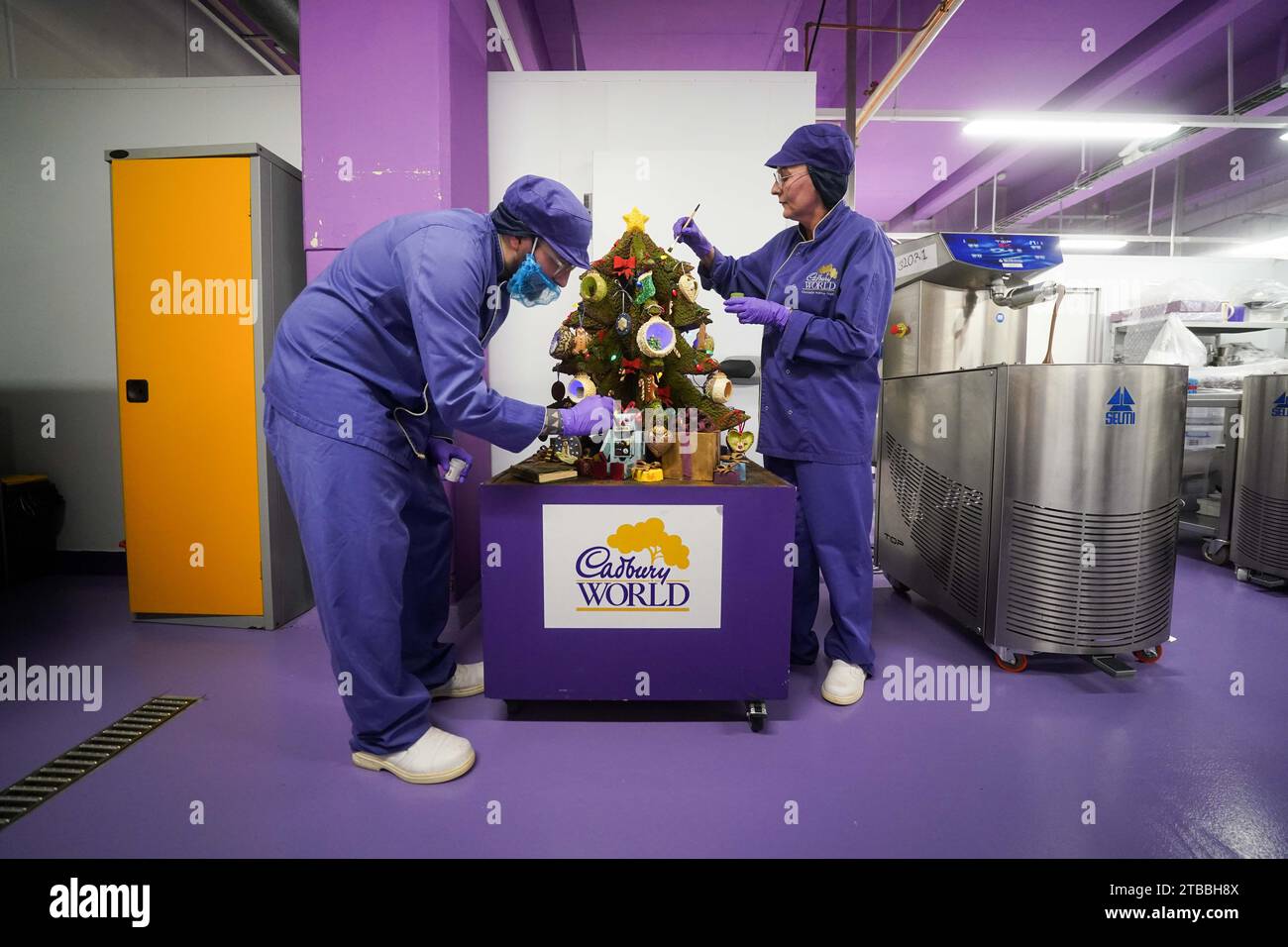 Cadbury World chocolatiers put the finishing touches to this years ...