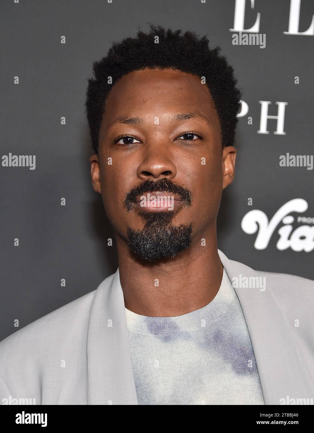 Hollywood, USA. 05th Dec, 2023. Corey Hawkins arriving at ELLE to