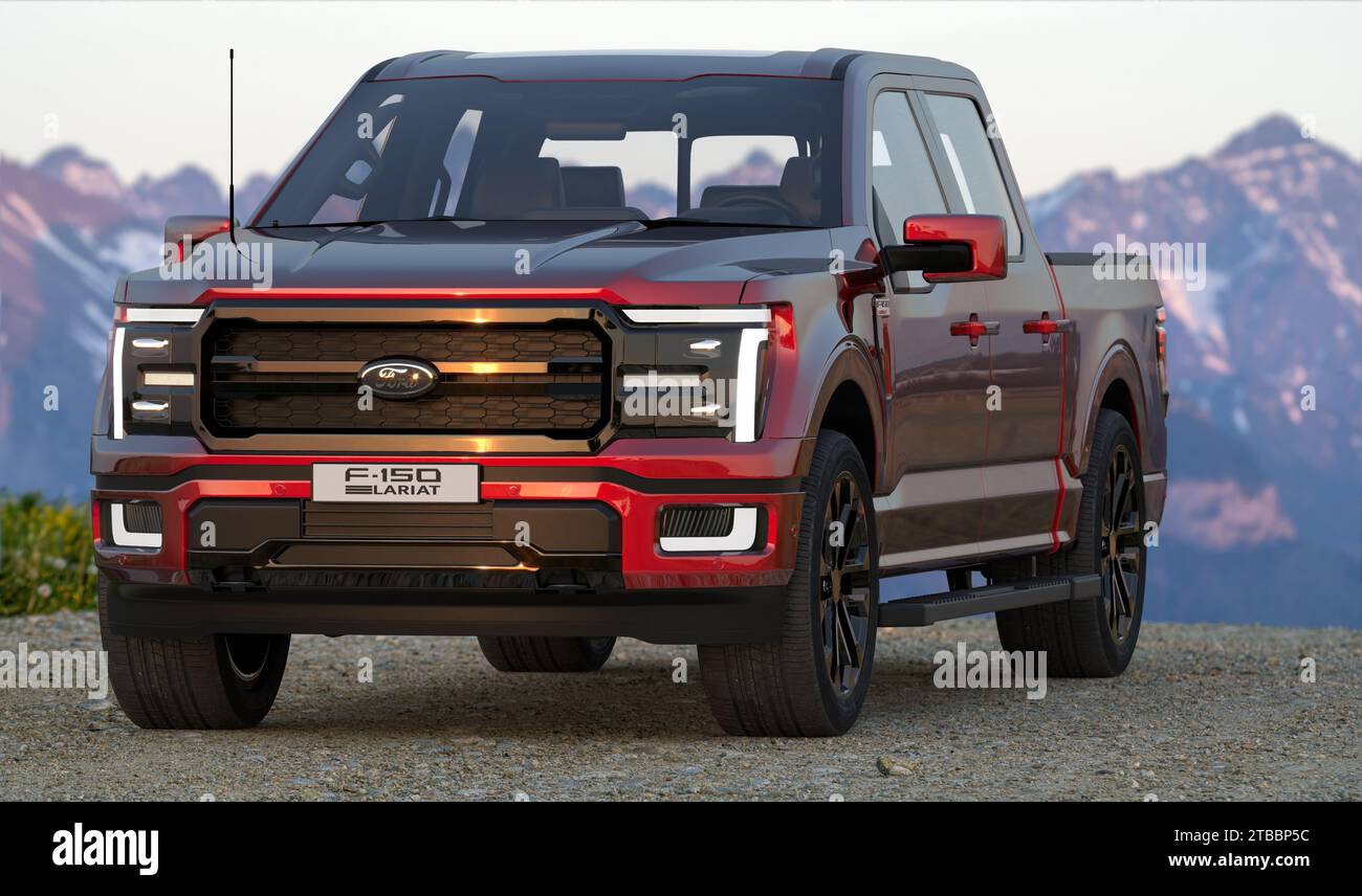 Ford F-Series F-150 LARIAT Stock Photo - Alamy