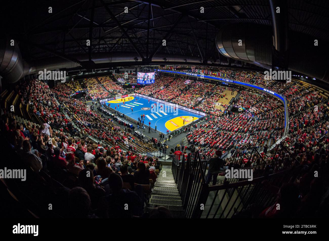 Herning, Denmark. 05th Dec, 2023. The Jyske Bank Boxen seen during the IHF World Handball Championship 2023 match between Denmark and Romania in Herning. (Photo Credit: Gonzales Photo/Alamy Live News Stock Photo