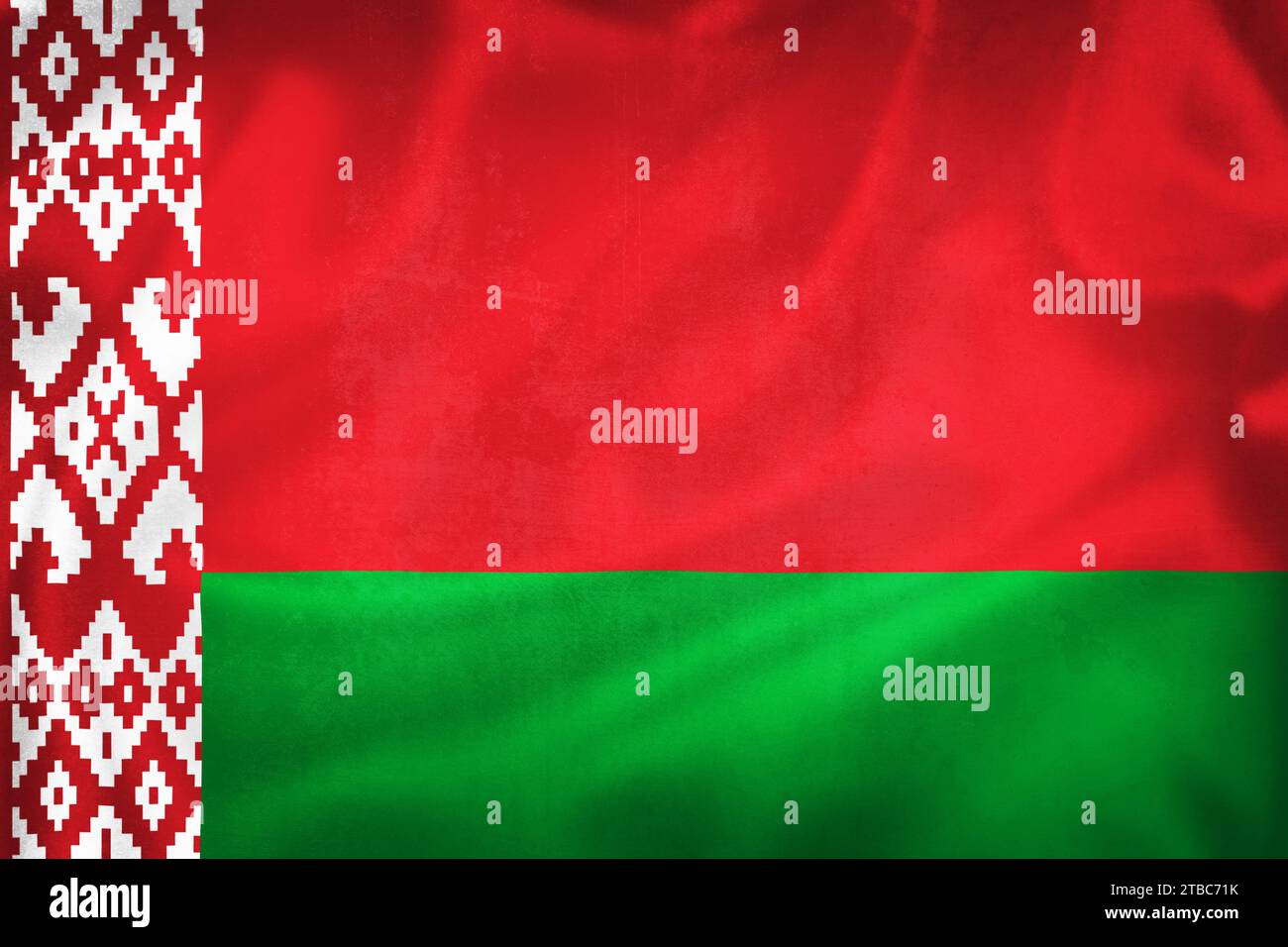 Grunge 3D illustration of Belarus flag, concept of Belarus Stock Photo