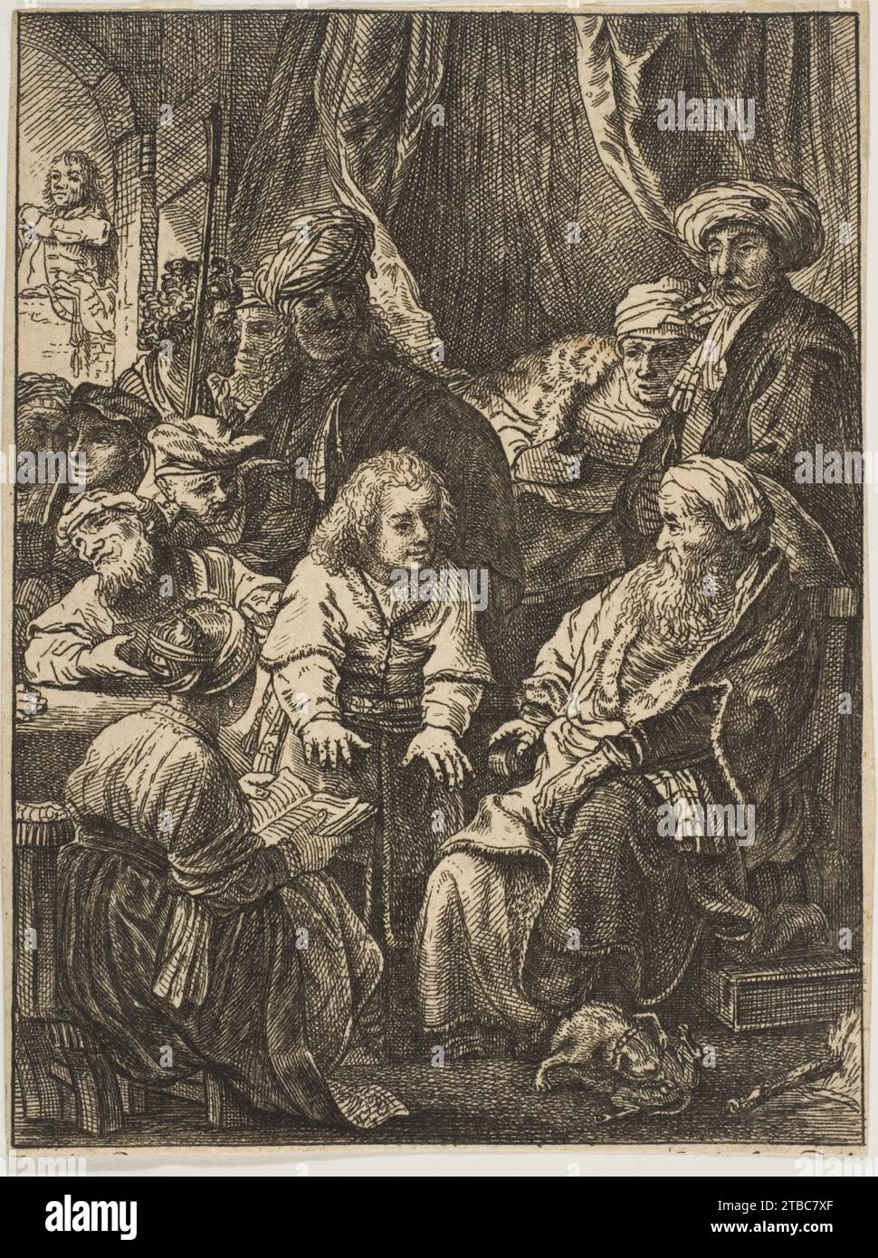 Joseph Telling His Dreams (reverse copy) 1966 by Rembrandt (Rembrandt