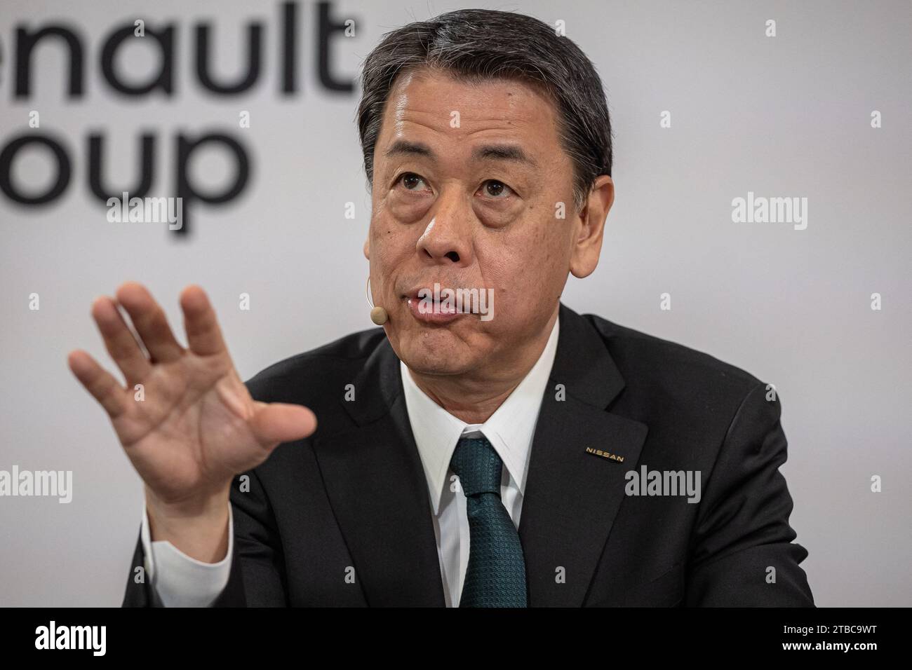 Paris, France. 06th Dec, 2023. Nissan President And CEO Makoto Uchida ...