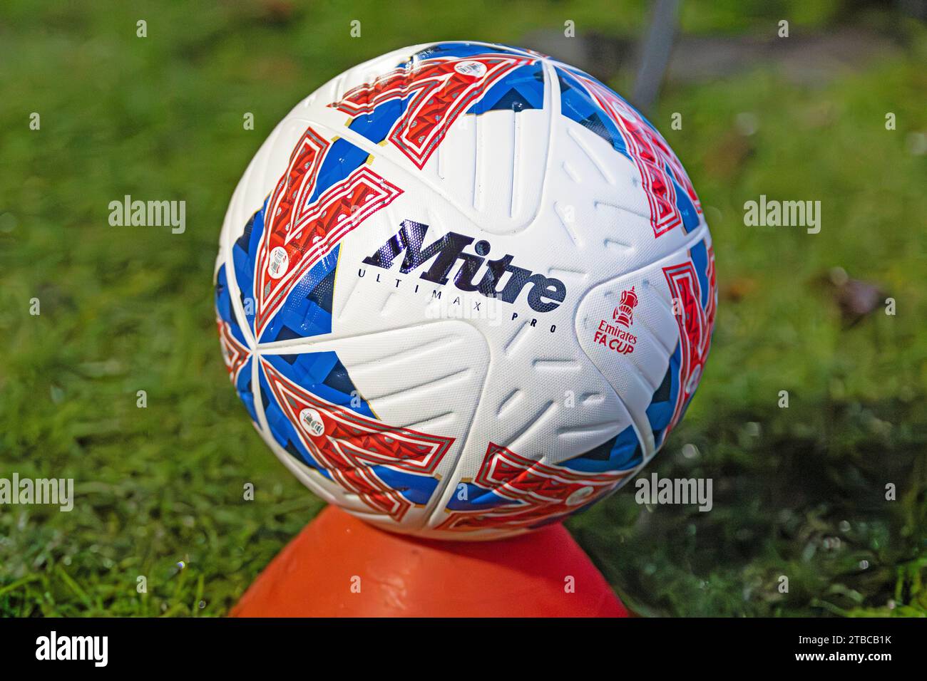 Emirates F.A Cup Alfreton Town Vs Walsall FC - Alfreton, Derbyshire, England 05.12.2023 Stock Photo