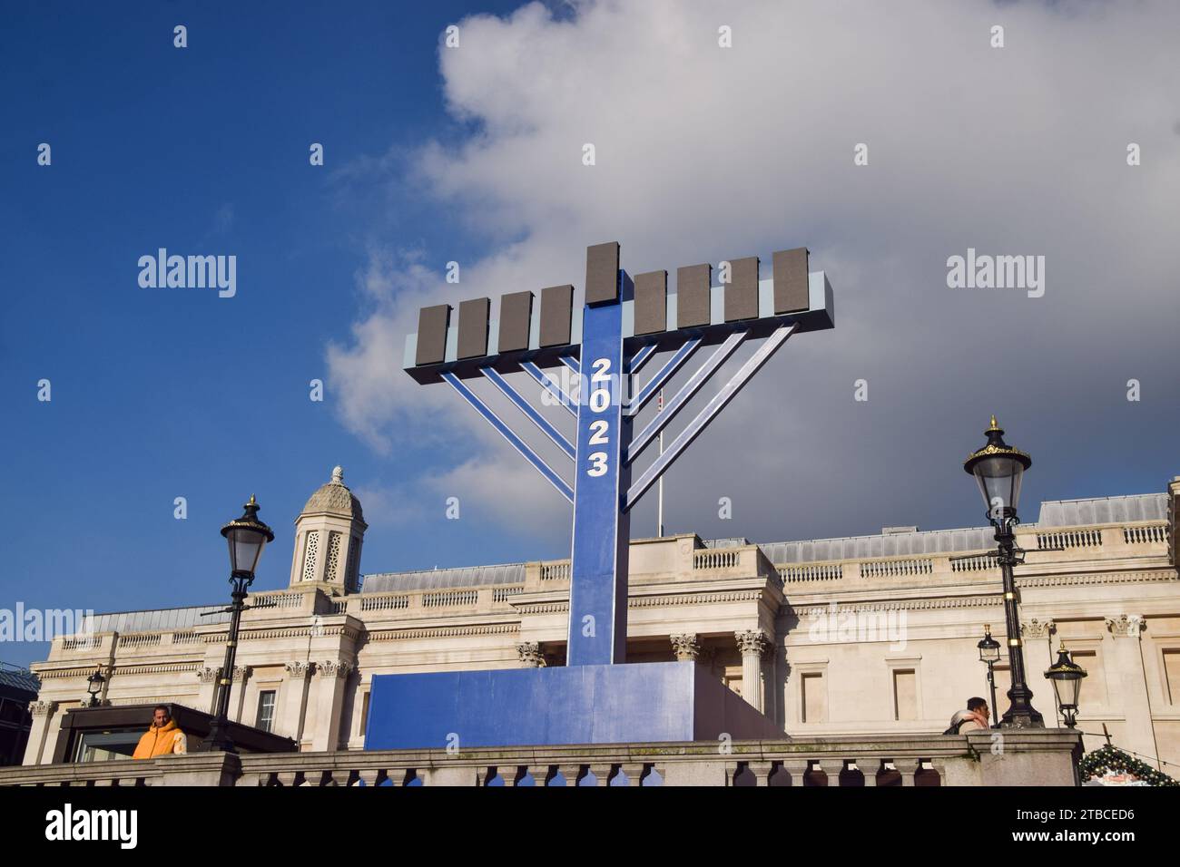 Hanukkah menorah london