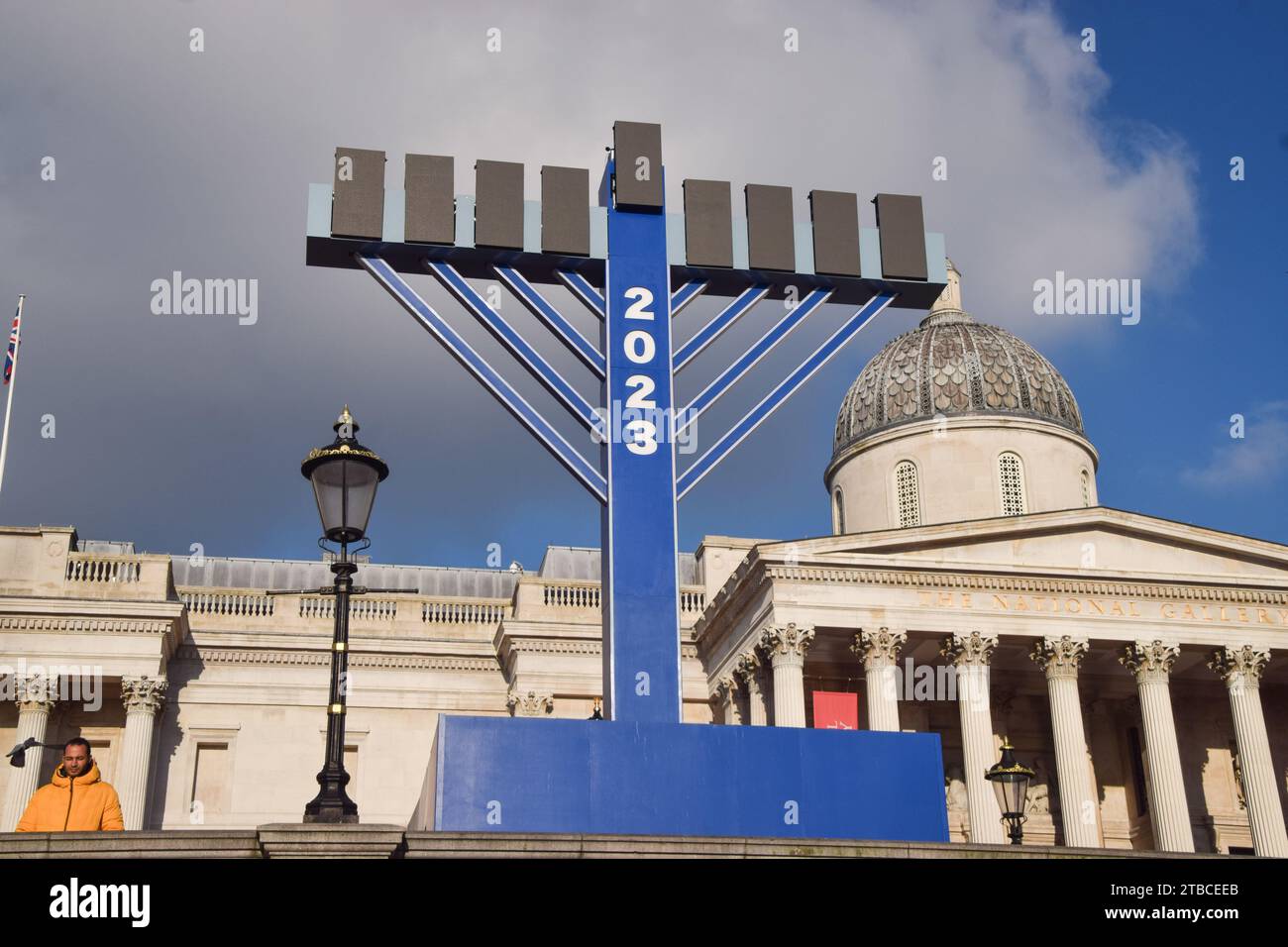 Hanukkah menorah london