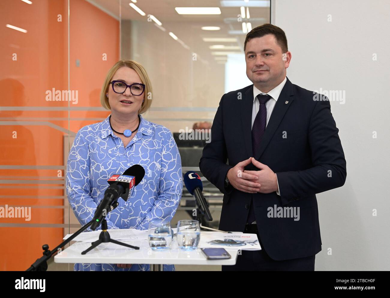 Stare Mesto, Czech Republic. 06th Dec, 2023. Defence Minister Jana ...