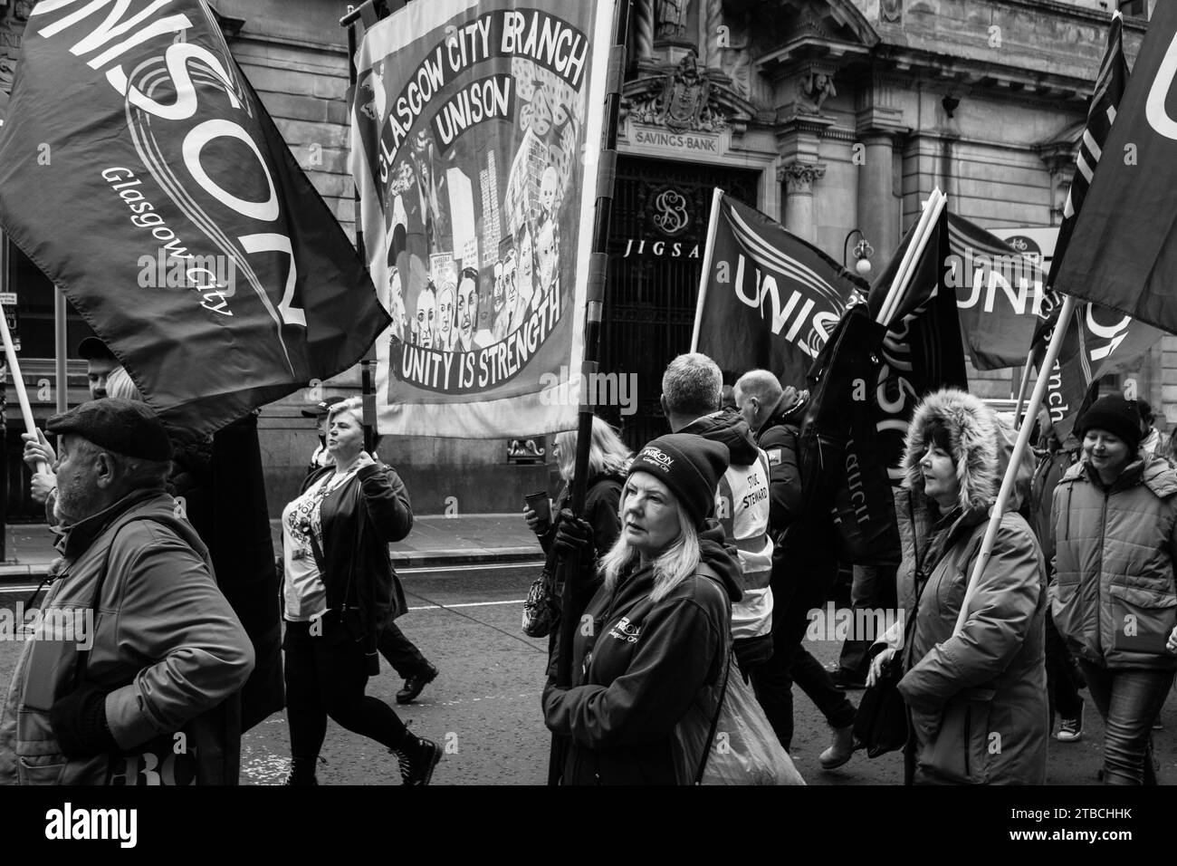 Glasgow Trades Union Council May Day Parade 2023 Stock Photo - Alamy