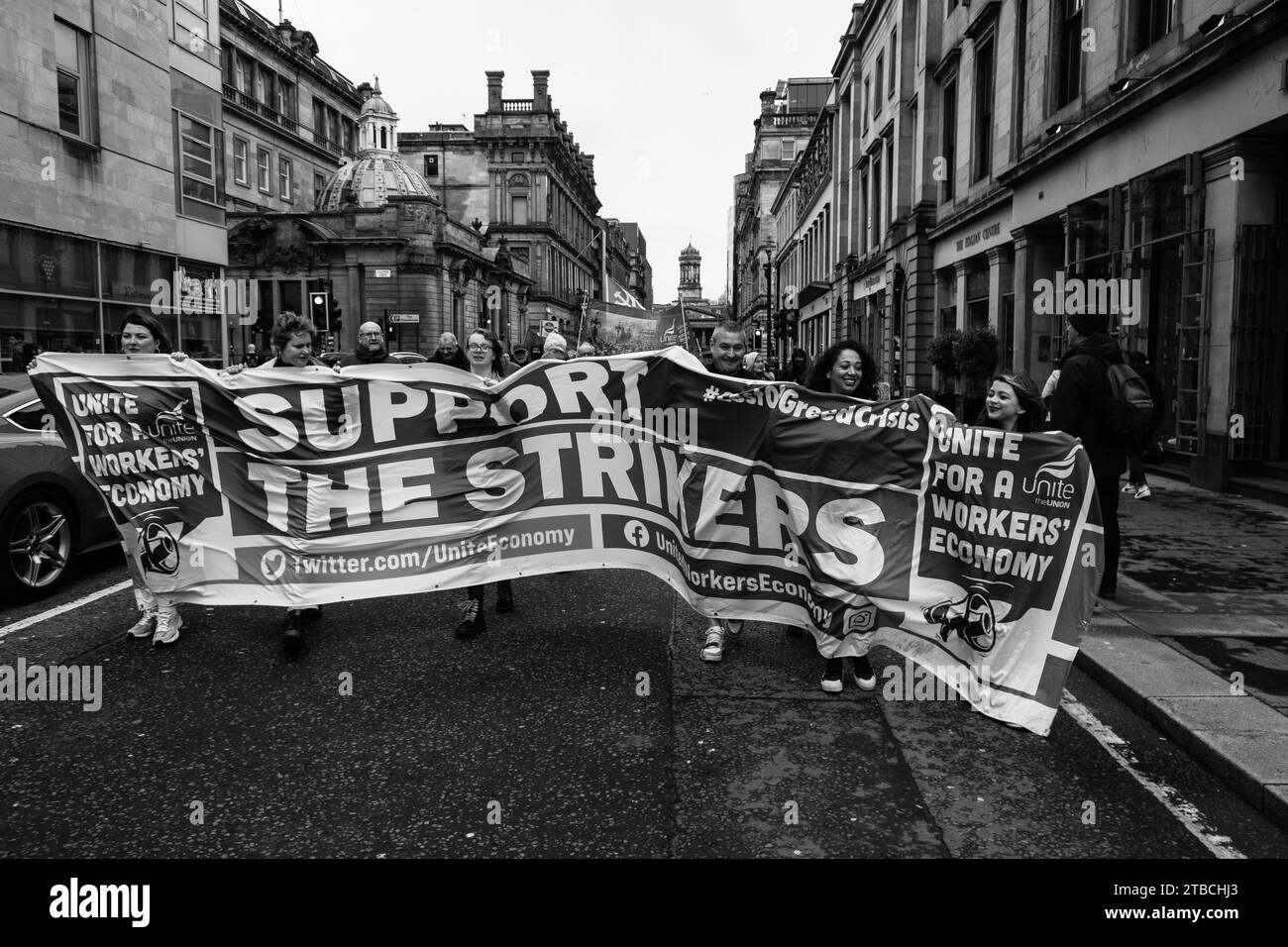 Glasgow Trades Union Council May Day Parade 2023 Stock Photo - Alamy