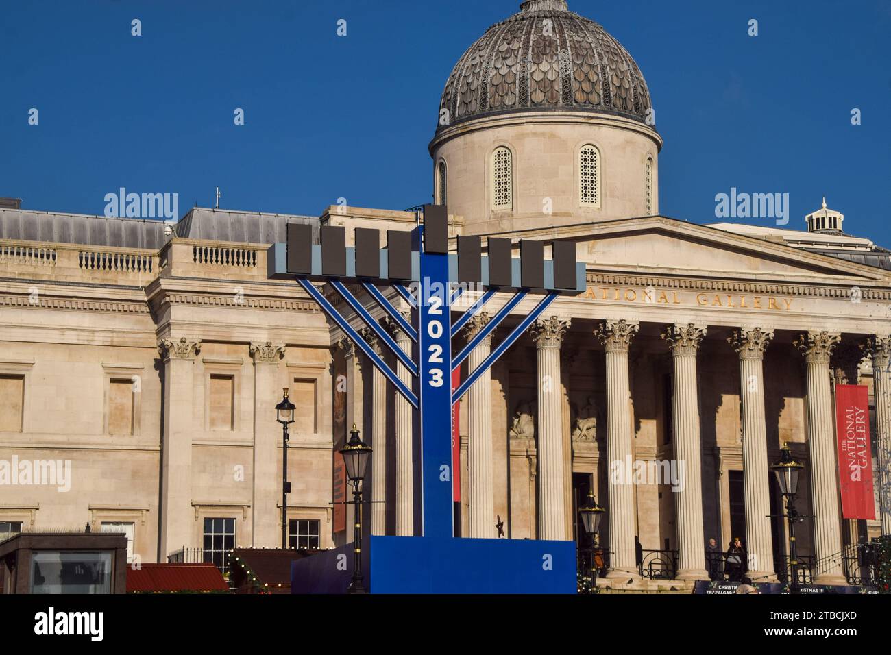 Hanukkah menorah london