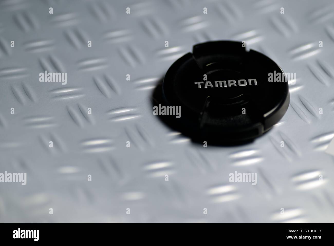 Tamron lens cap cover Stock Photo Alamy