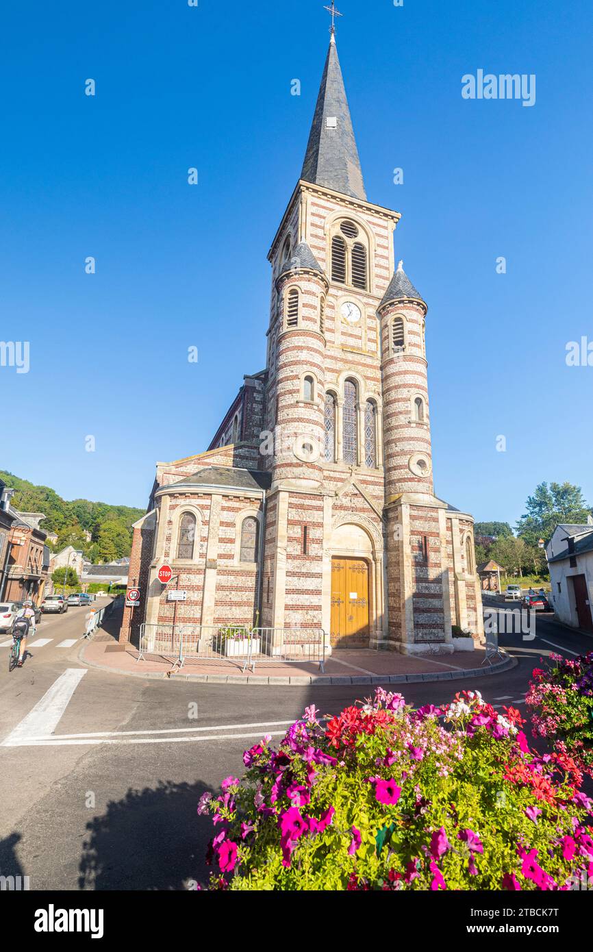 Church of Saint Martin, Yport, Seine-Maritime, Haute-Normandie, France Stock Photo