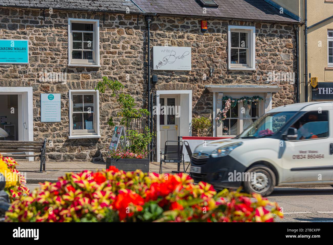 Sights around Narberth town centre, the little market town in