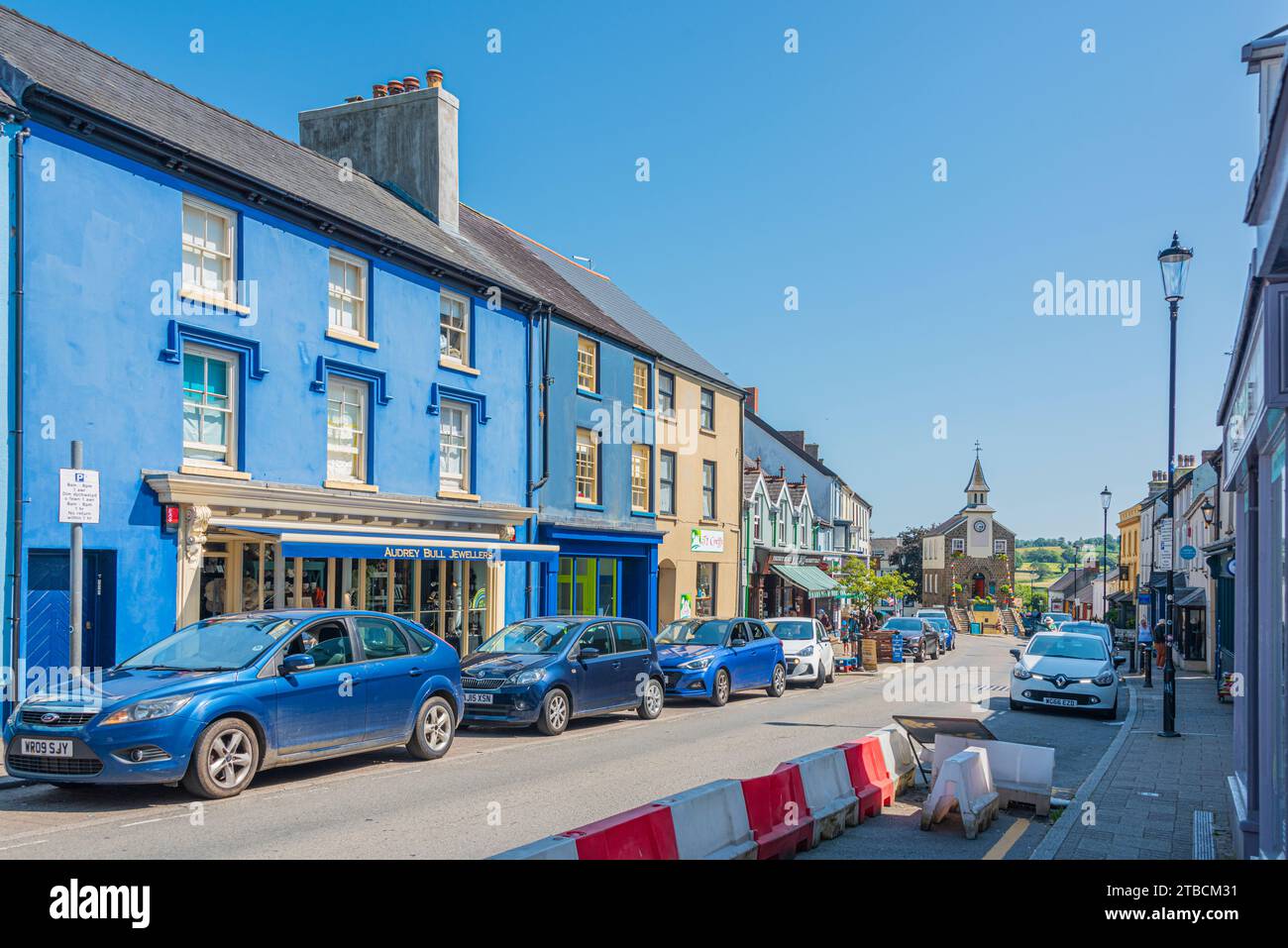 Sights around Narberth town centre, the little market town in