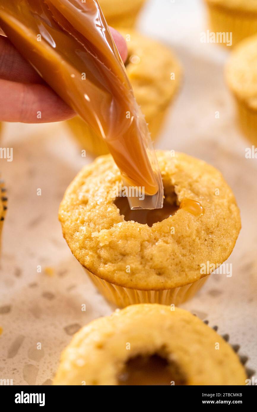 Dulce de Leche Cupcakes Stock Photo - Alamy