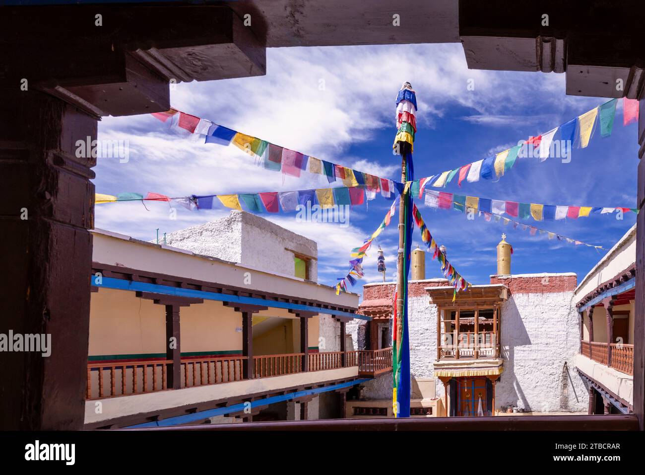 Hanle Monastery (Gompa), Ladakh, India Stock Photo