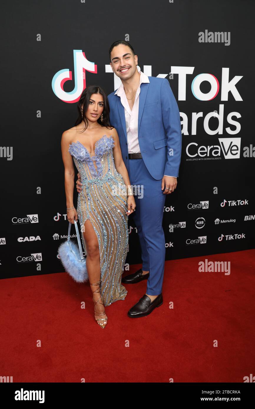 December 6, 2023: CLAUDIA BONIFAZIO and AUSTEN BUGEJA attends the 2023 TikTok Awards at the Hordern Pavilion on December 06, 2023 in Sydney, NSW Australia (Credit Image: © Christopher Khoury/Australian Press Agency via ZUMA Wire) EDITORIAL USAGE ONLY! Not for Commercial USAGE! Stock Photo