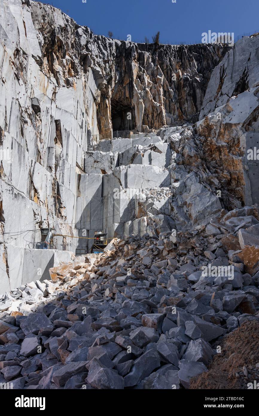 Marble Quarry Stock Photo