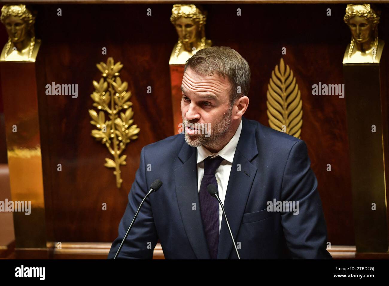 Paris, France. 06th Dec, 2023. French Member of Parliament and memeber of the French political