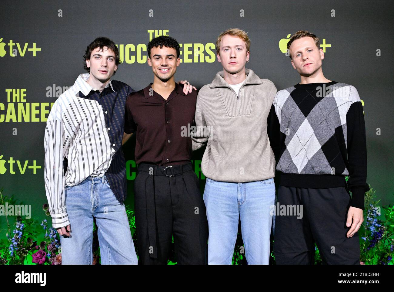 Guy Remmers, left, Matthew Broome, Barney Fishwick and Josh Dylan pose