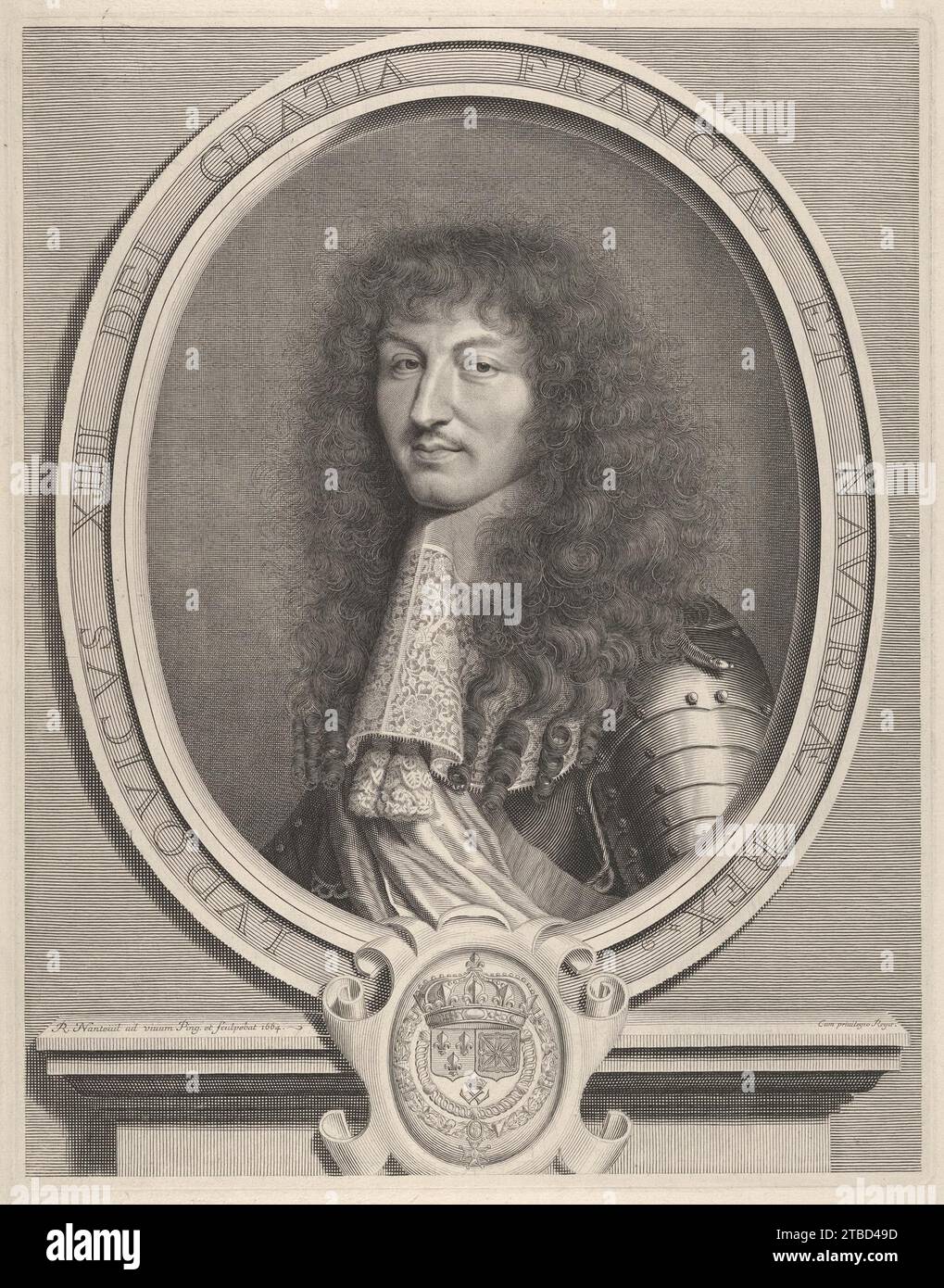 Louis XIV 1920 by Robert Nanteuil Stock Photo