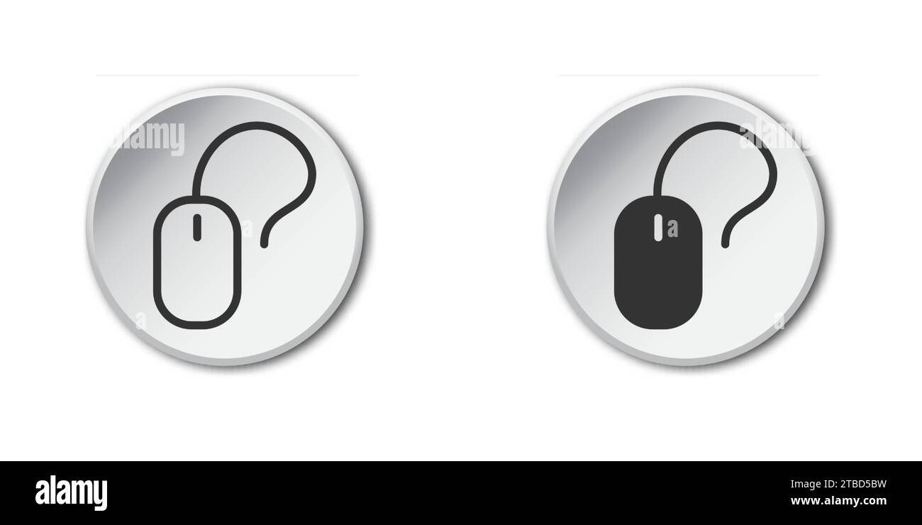 Computer mouse icon. Vector illustration Stock Vector Image & Art - Alamy