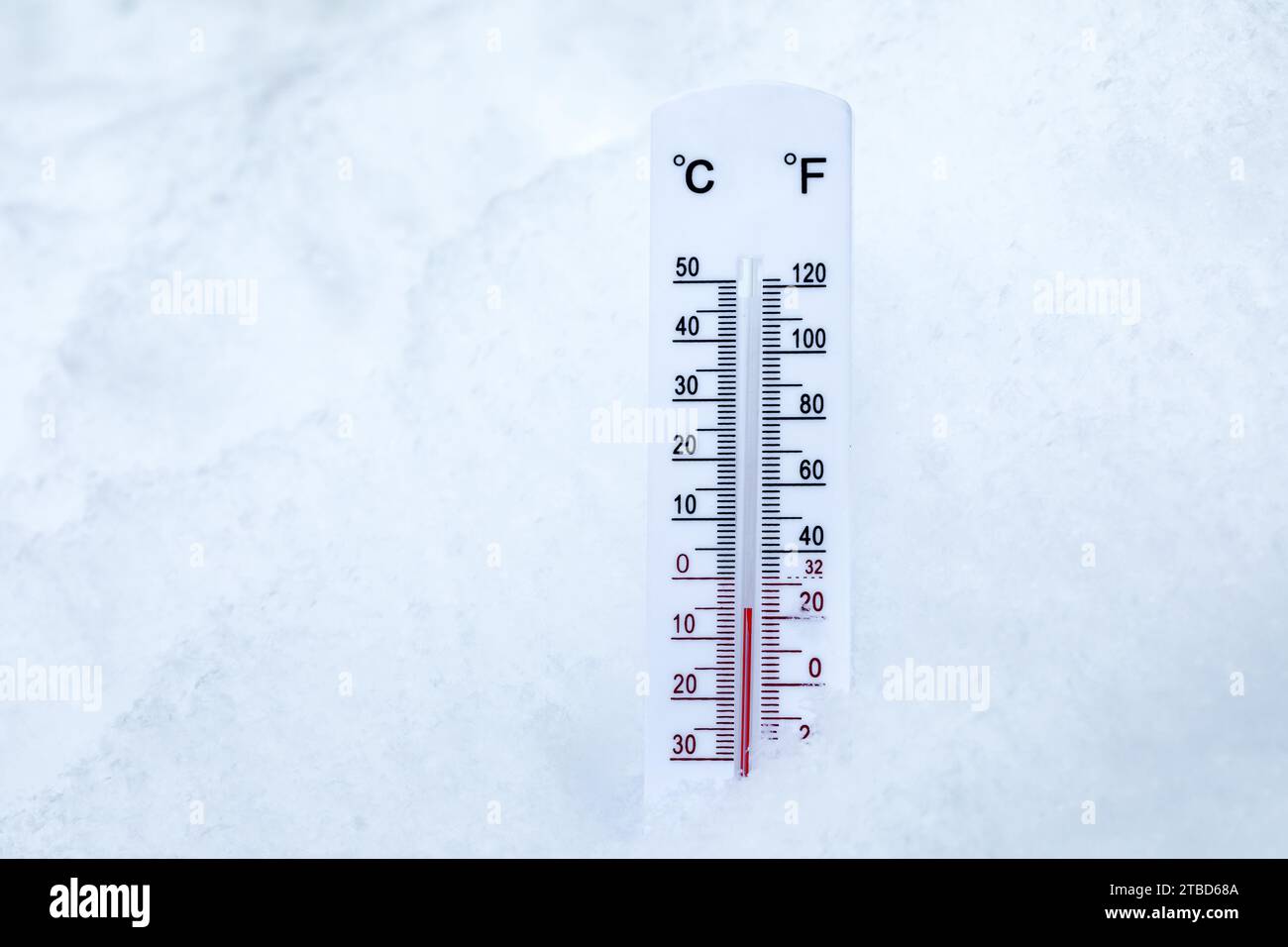 https://c8.alamy.com/comp/2TBD68A/thermometer-with-celsius-and-farenheit-scale-placed-in-a-snow-showing-low-winter-temperature-2TBD68A.jpg