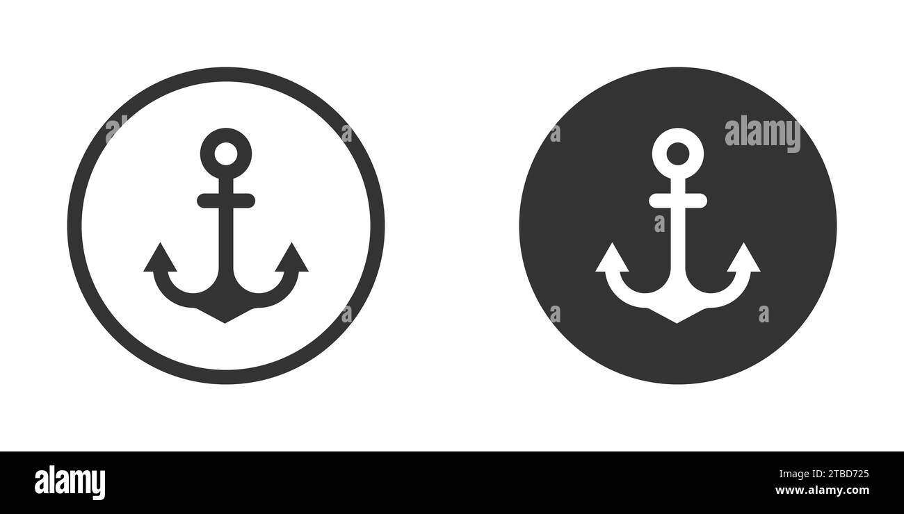 Anchor icon simple vector illustration stock vector image art alamy