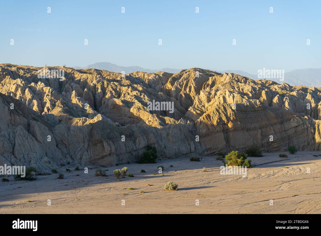 Box Canyon Wash, a dry, dusty, empty canyon in Southern California
