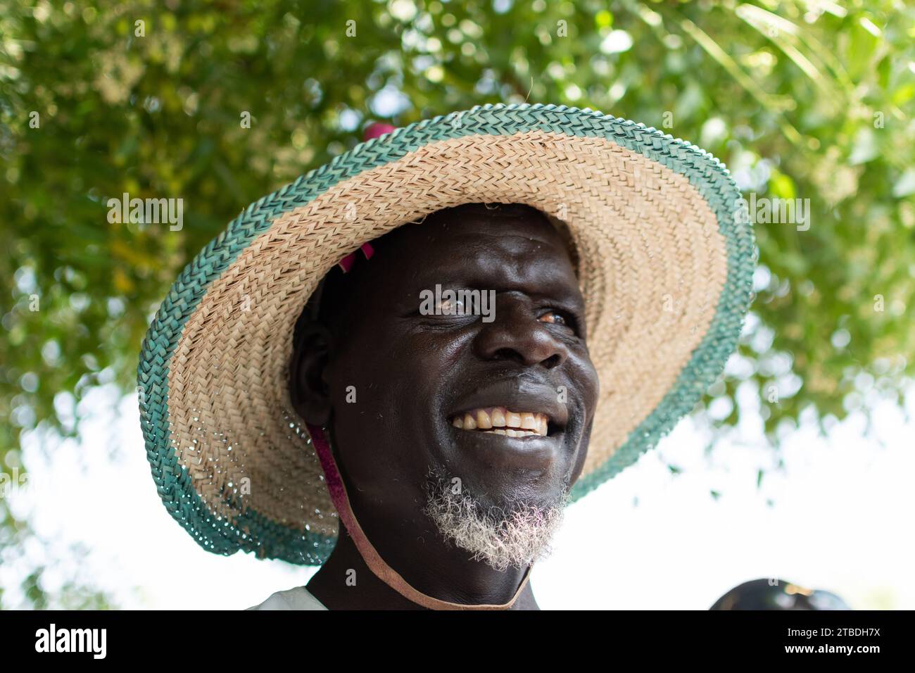 country man in africa Stock Photo
